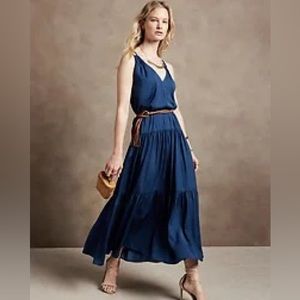 NWT banana republic strappy maxi dress